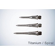 COSMO DARTS 2BA Fit Point METAL / Ti & SUS / Spiral